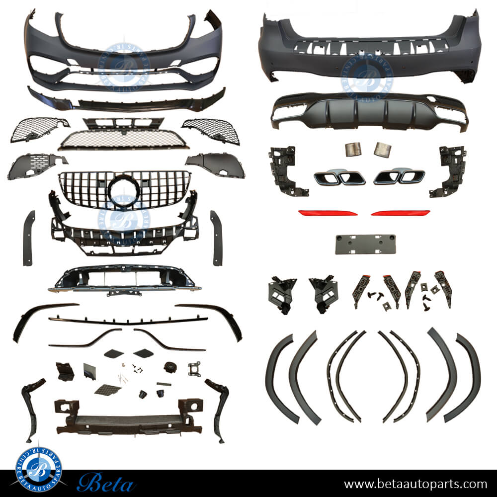 Body Kit AMG GLS63 for Mercedes GLS-Class X166 2016-2019 models Body Kit AMG GLS63 for Mercedes GLS-Class X166 2016-2019 models